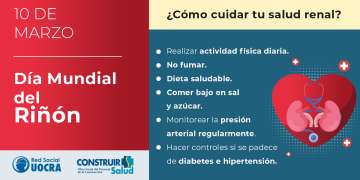 10 de marzo Día Mundial del Riñón