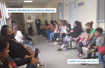 Foto noticia OSPeCon - Celebrando la Semana Mundial de la Lactancia Materna en los CeMAPS de todo el pa&iacute;s 