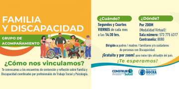 Grupo de Acompañamiento Familia y Discapacidad ¿Cómo nos vinculamos?