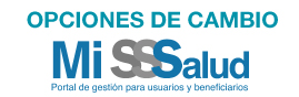 Opciones de cambio Mi SSSalud
